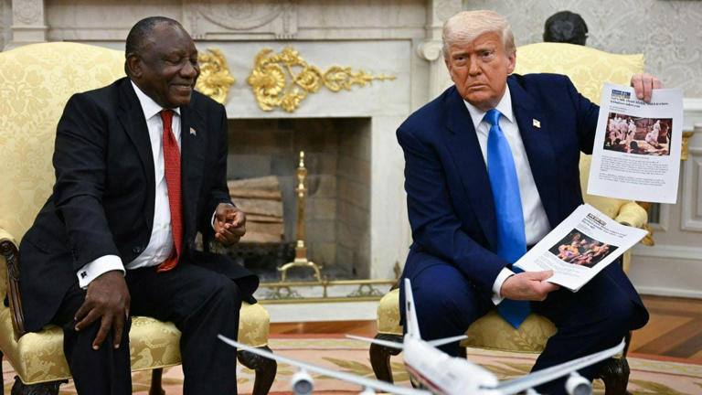 Trump Confronta Presidente Sul-Africano em “Emboscada Diplomática” na Casa Branca