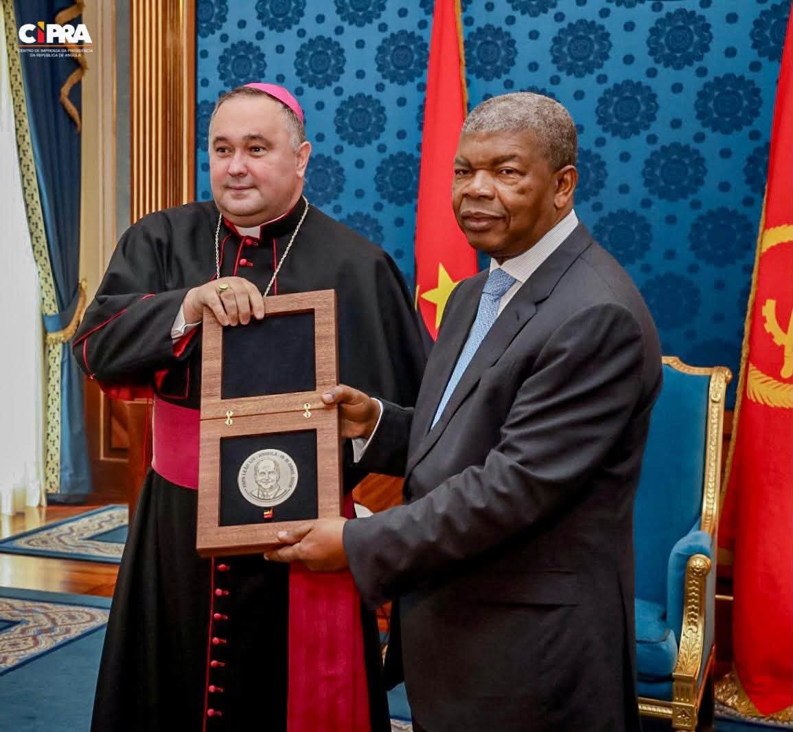 João Lourenço recebe mensagem do Papa Leão XIV e reforça cooperação com a Santa Sé